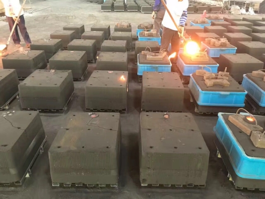 鑄王全自動水平造型機(jī)應(yīng)用案例